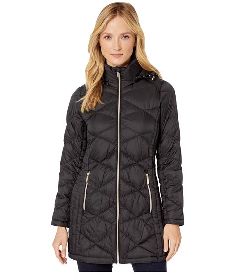 michael kors black puffer jacket men|Michael Kors puffer coat packable.